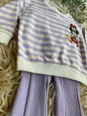 Mickey mouse logolu mevsimlik alt üst takım