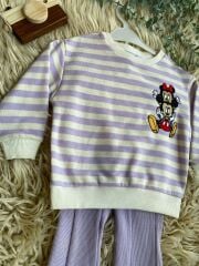 Mickey mouse logolu mevsimlik alt üst takım