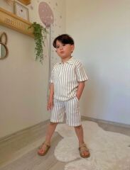 Çizgi Çubuklu 2li Takım