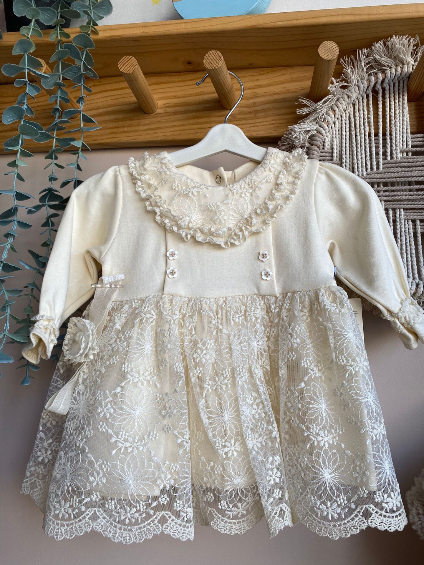 Soft dantel elbise