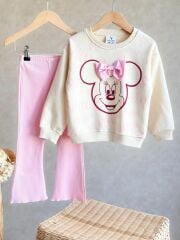 Minnie pembe ikili takım