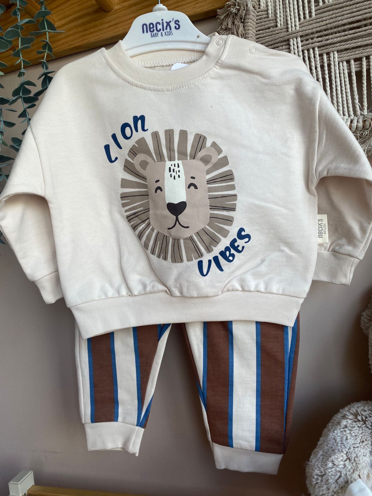 Lion ikili takım krem