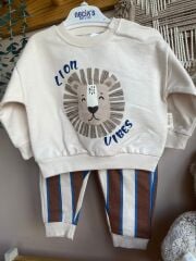 Lion ikili takım krem