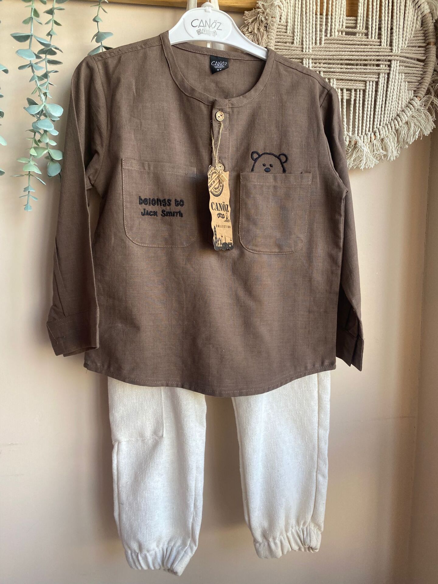 Acı kahve müslin takım