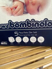 Bombinolo kalp yenidoğan set 5 parça