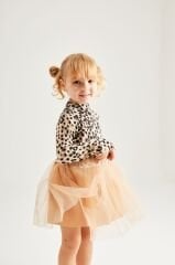 Leopar Tütü Elbise