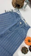 Taşlı Kot Pantolon kız